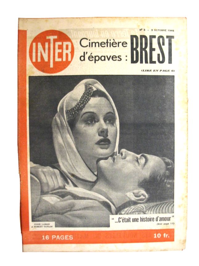 INTER magazine side cover Issue 3 3 October 1945