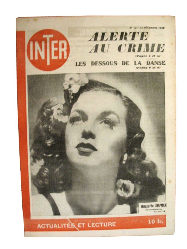 INTER magazine side cover Issue 13 12 December 1945