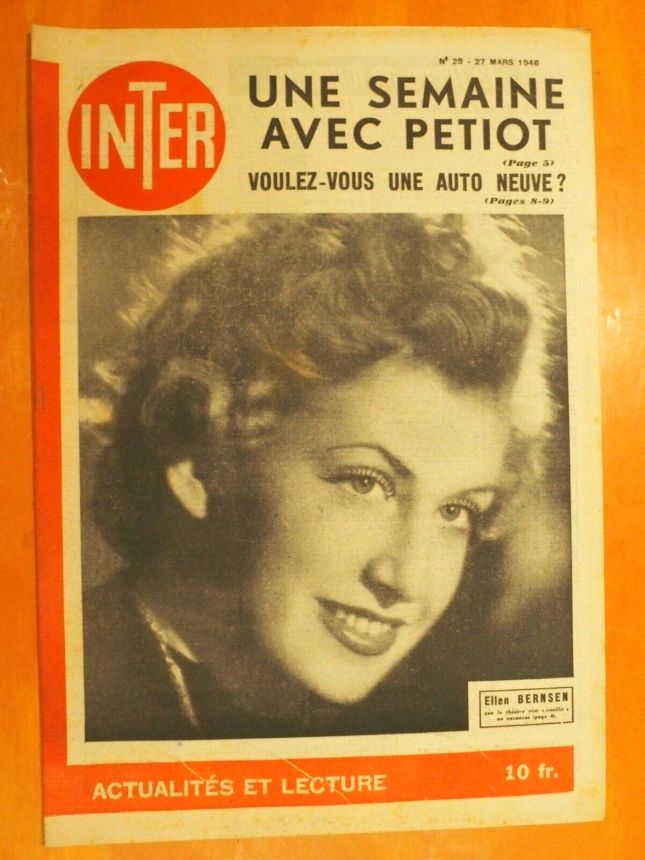 INTER magazine side cover Issue 28 27 March 1946