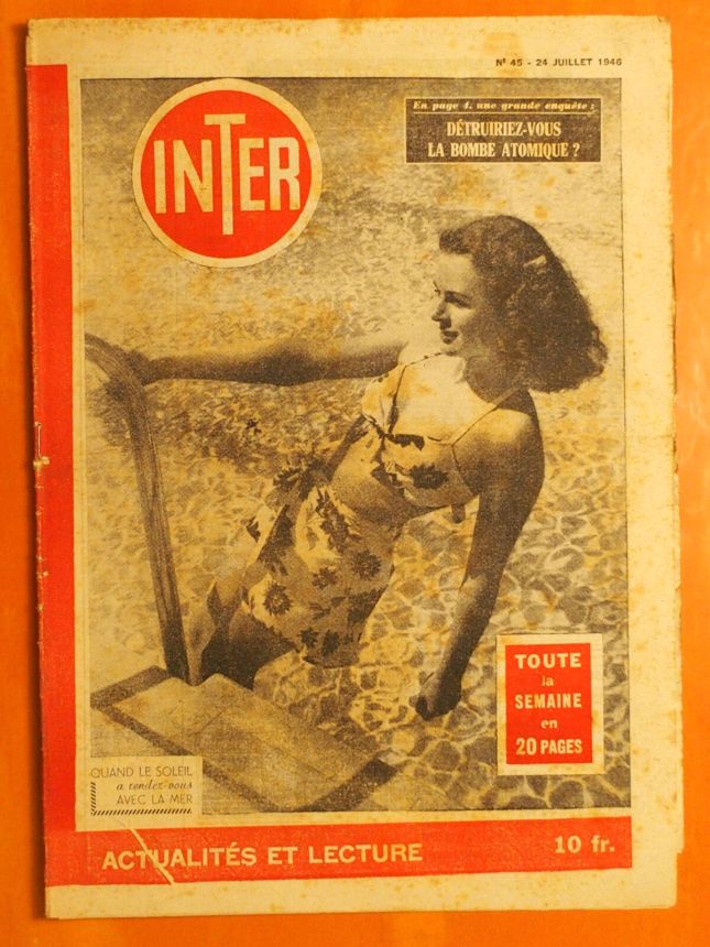 INTER magazine side cover Issue 45 24 July 1946