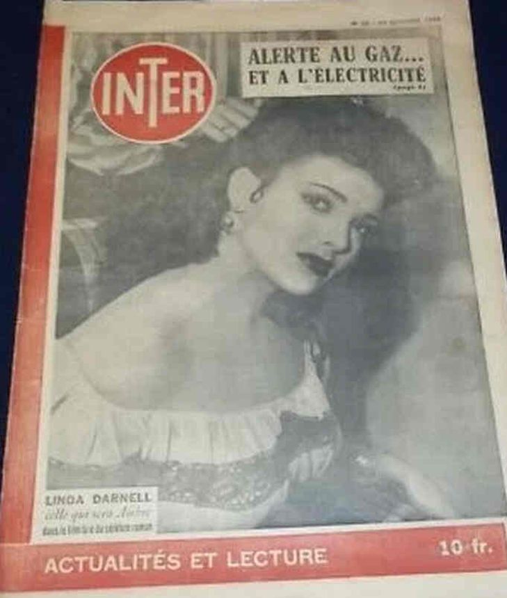 INTER magazine side cover 23 October 1946