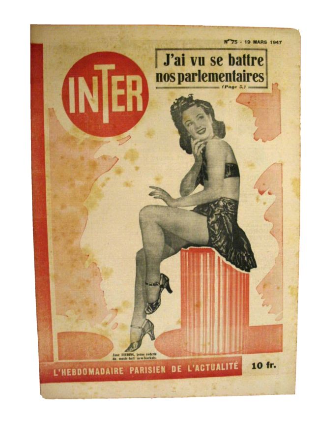INTER magazine side cover Issue 75 19 March 1947