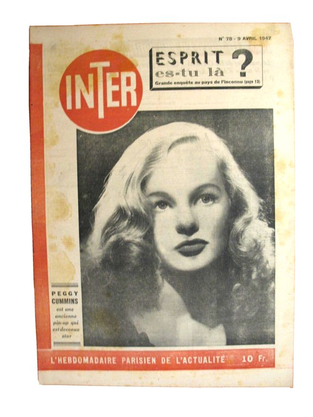 INTER magazine side cover Issue 78 9 April 1947