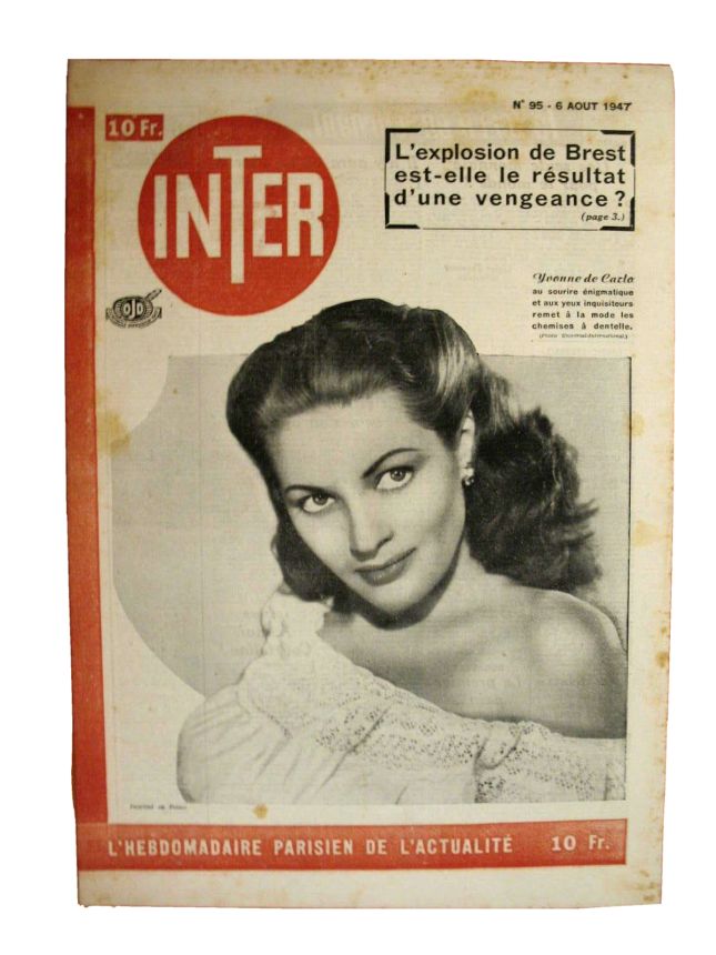 INTER magazine side cover Issue 95 6 August 1947