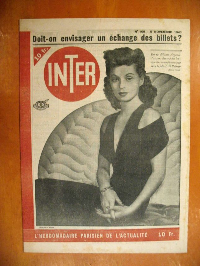 INTER magazine side cover Issue 108 5 November 1947