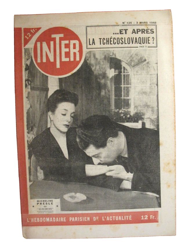 INTER magazine side cover Issue 125 3 March 1948