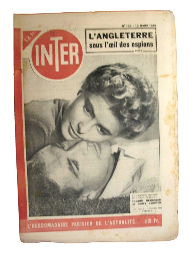 INTER magazine side cover Issue 126 10 March 1948
