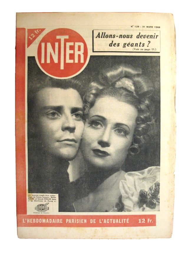 INTER magazine side cover Issue 129 31 March 1948