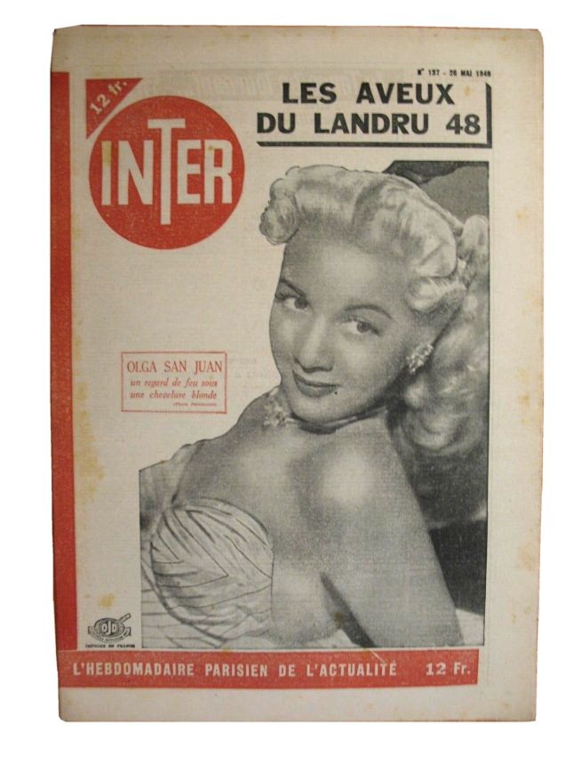 INTER magazine side cover Issue 137 26 May 1948