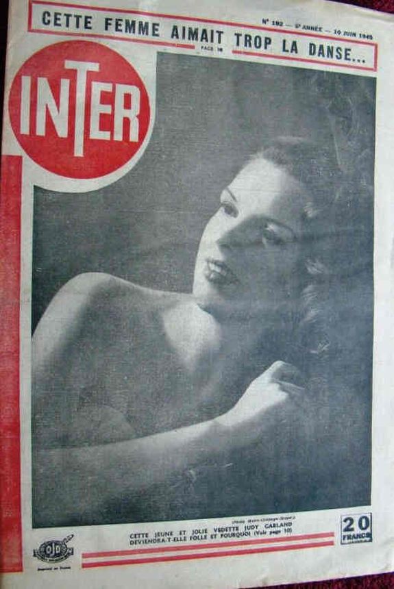INTER magazine side cover Issue 192 10 June 1949