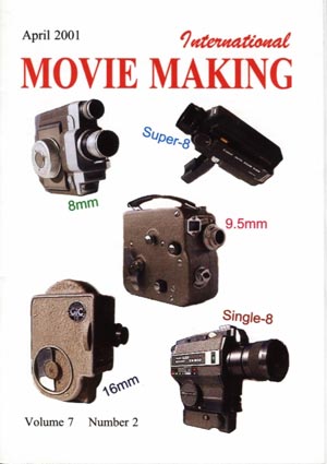 INTERNATIONAL MOVIE MAKING magazine side cover April 2001