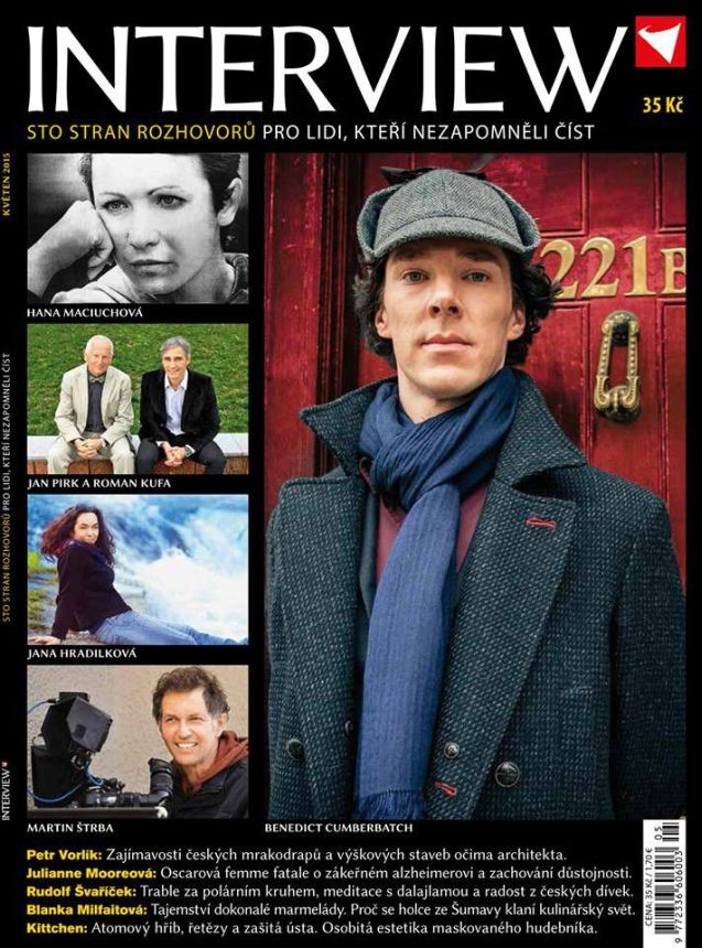 INTERVIEW CZECH magazine side cover  May 2015
