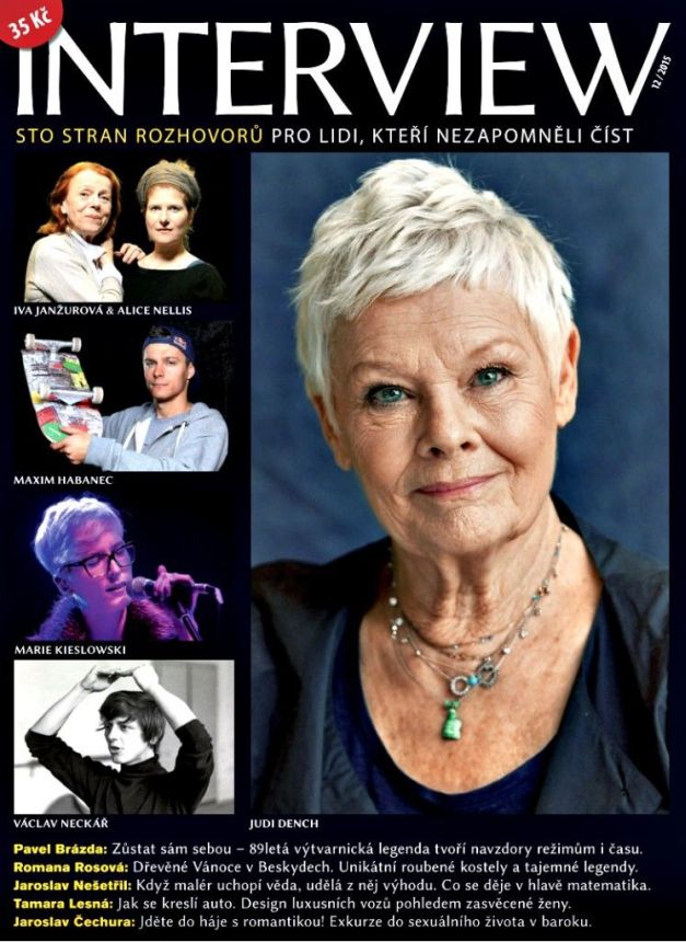 INTERVIEW CZECH magazine side cover  December 2015