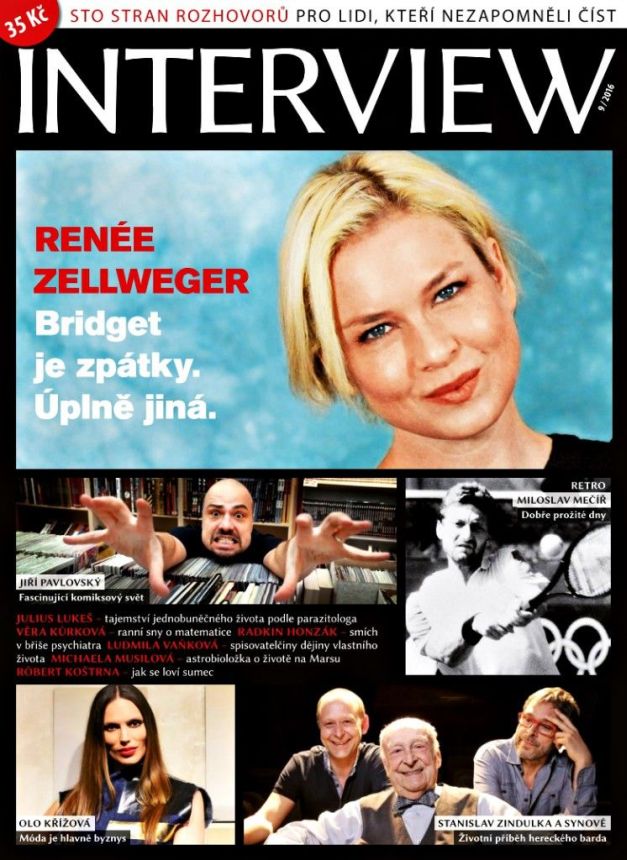INTERVIEW CZECH magazine side cover  September 2016