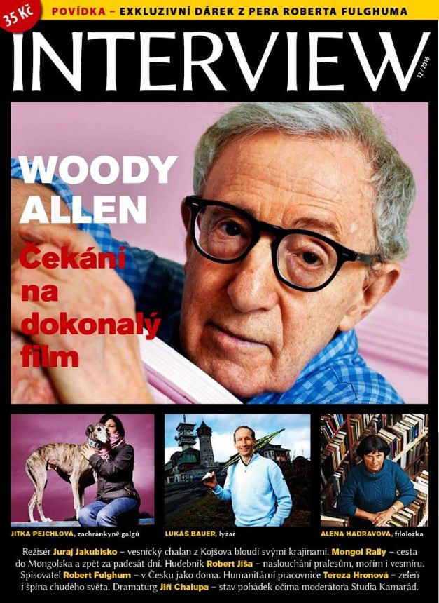 INTERVIEW CZECH magazine side cover  December 2016