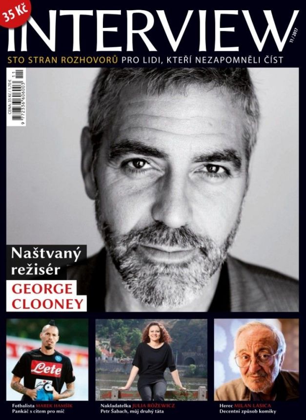 INTERVIEW CZECH magazine side cover  November 2017