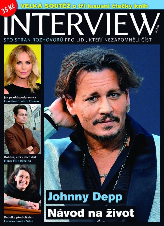 INTERVIEW CZECH magazine side cover  December 2018