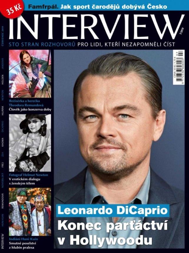 INTERVIEW CZECH magazine side cover  July 2019