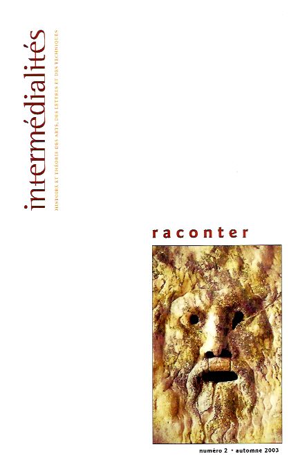 INTERMEDIALITES magazine side cover Issue 2 Autumn 2003