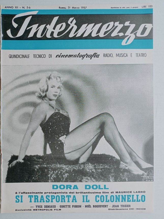 INTERMEZZO magazine side cover Issue 5-6 31 March 1957