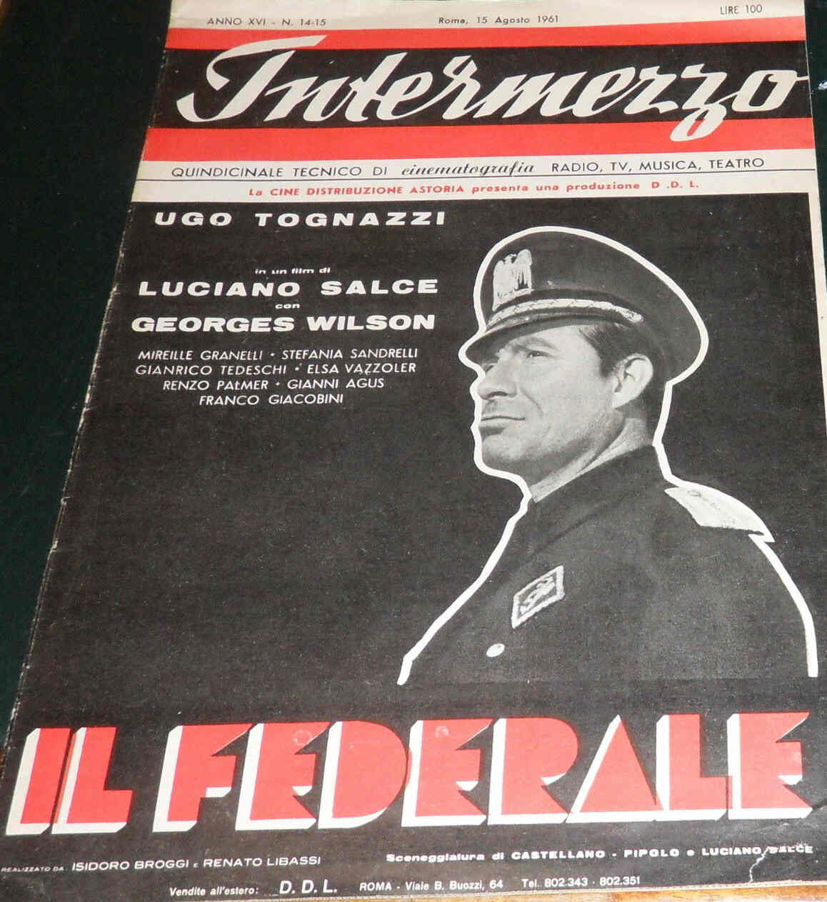 INTERMEZZO magazine side cover Issue 14/15 15 August 1961