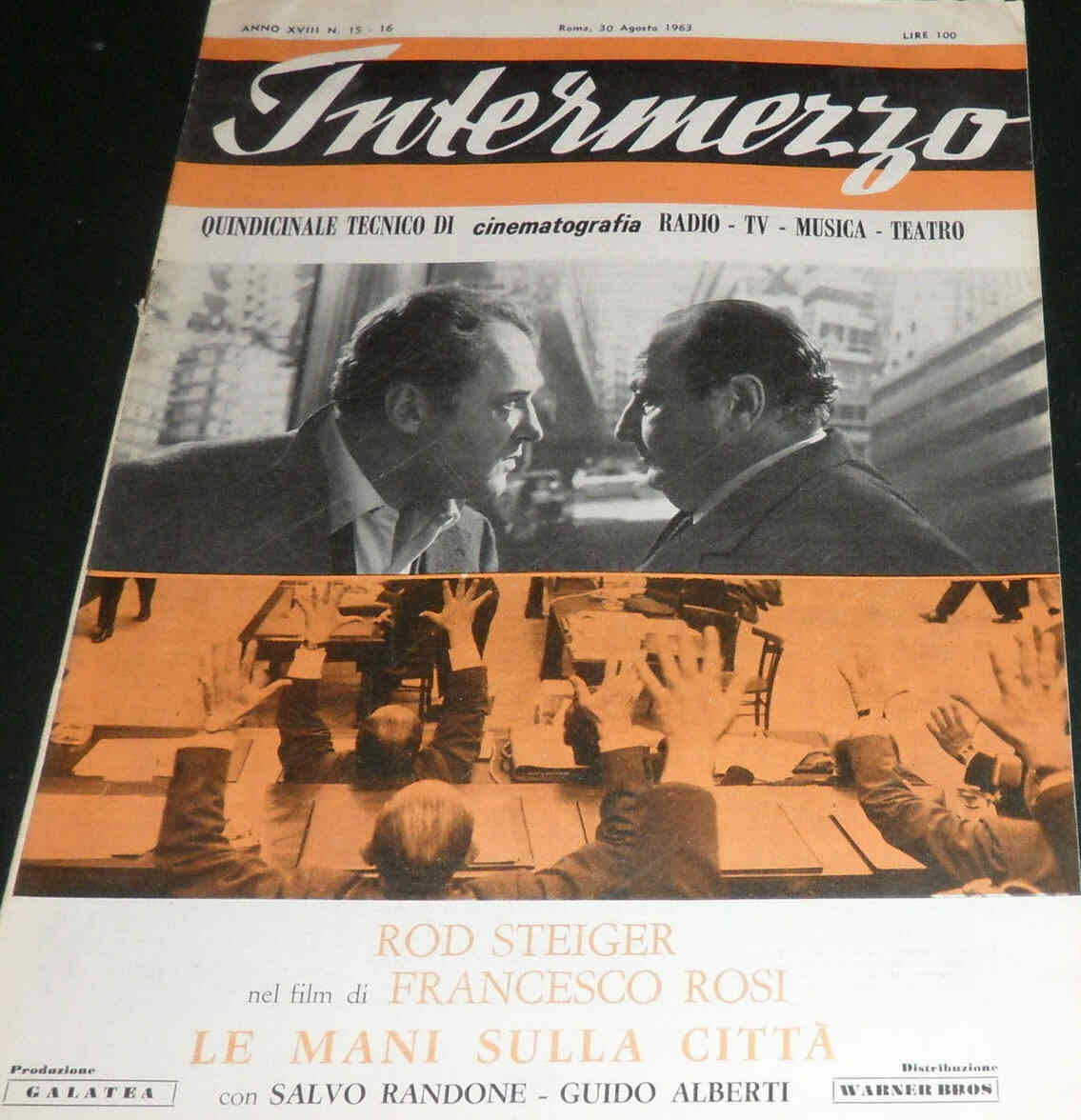 INTERMEZZO magazine side cover Issue 15/16 30 August 1963