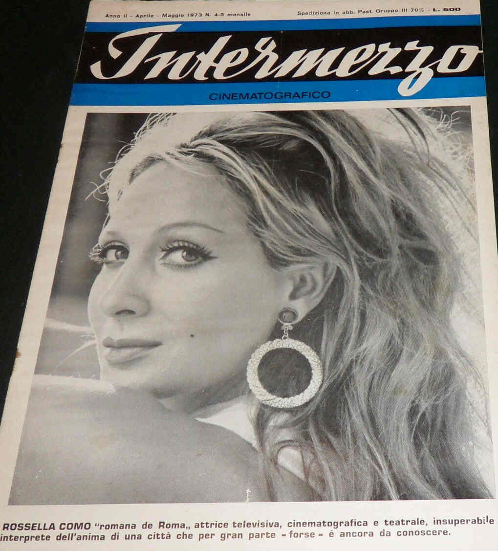 INTERMEZZO magazine side cover April/May 1973