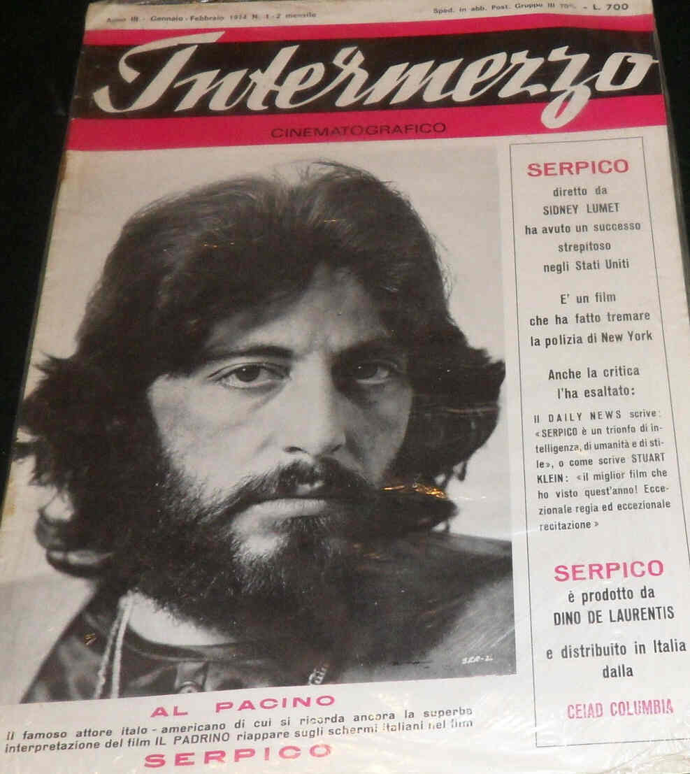 INTERMEZZO magazine side cover January/February 1974
