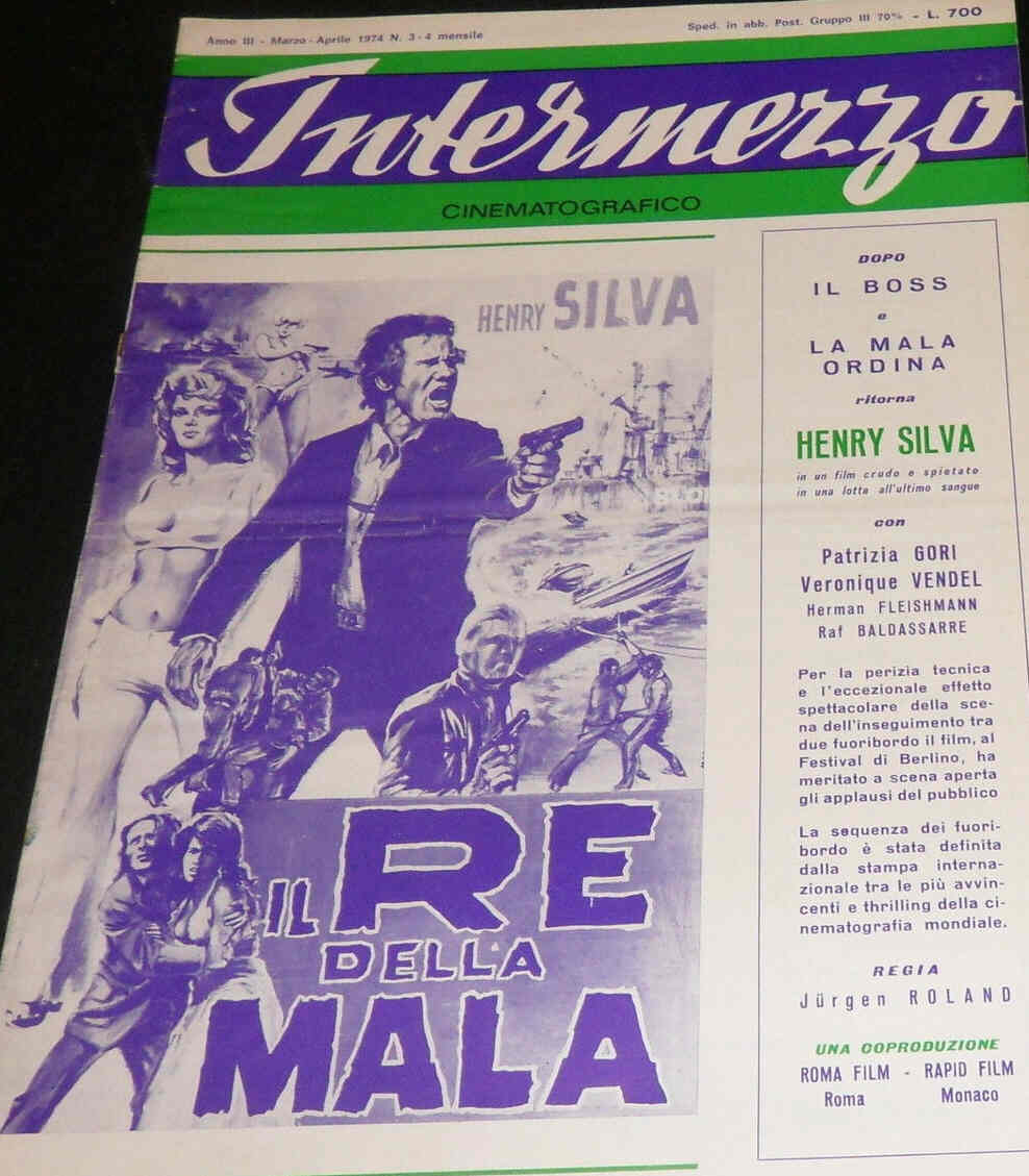 INTERMEZZO magazine side cover March/April 1974