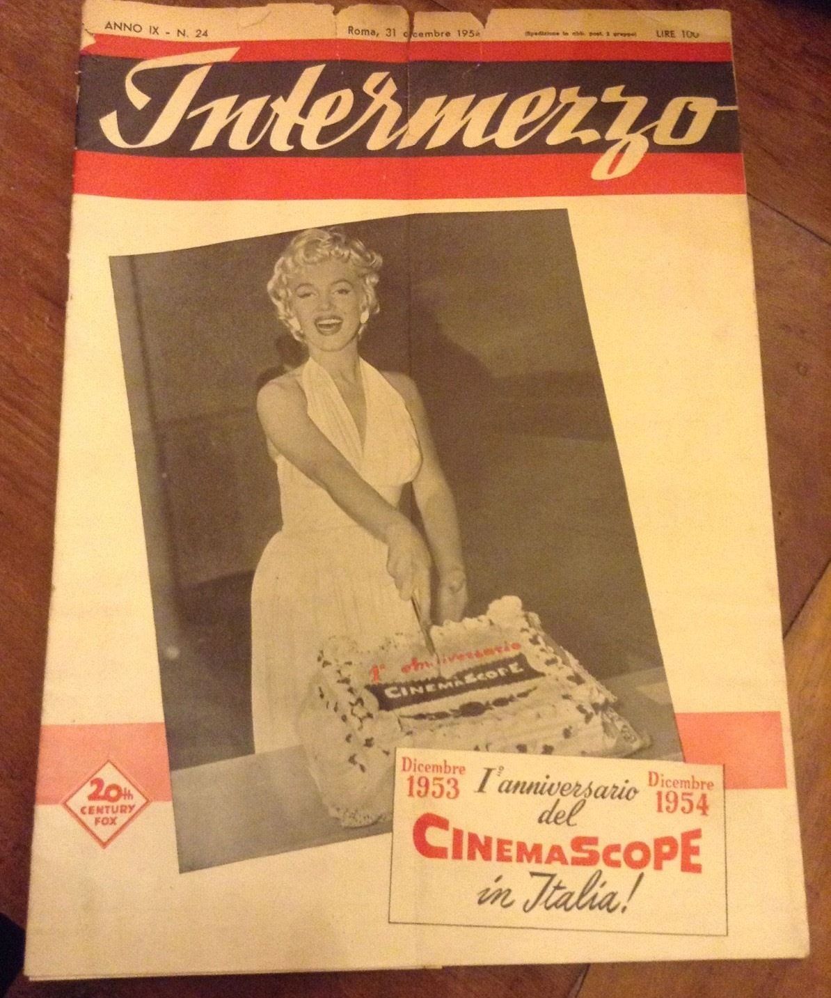 INTERMEZZO magazine side cover Issue 24 31 December 1954
