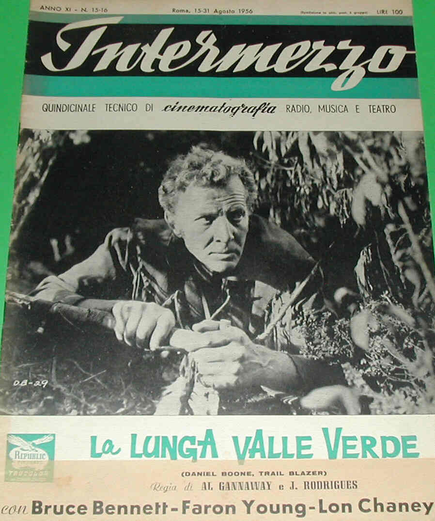INTERMEZZO magazine side cover Issue 15/16 15 August 1956
