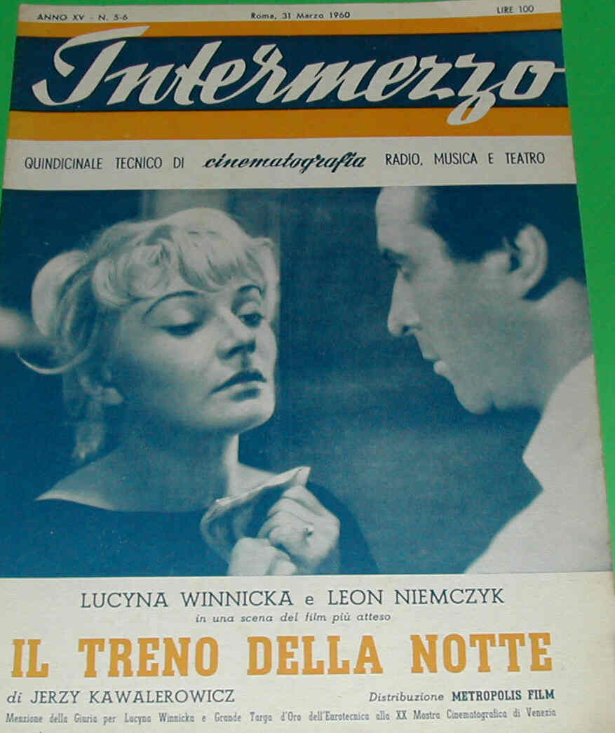 INTERMEZZO magazine side cover Issue 5/6 31 March 1960