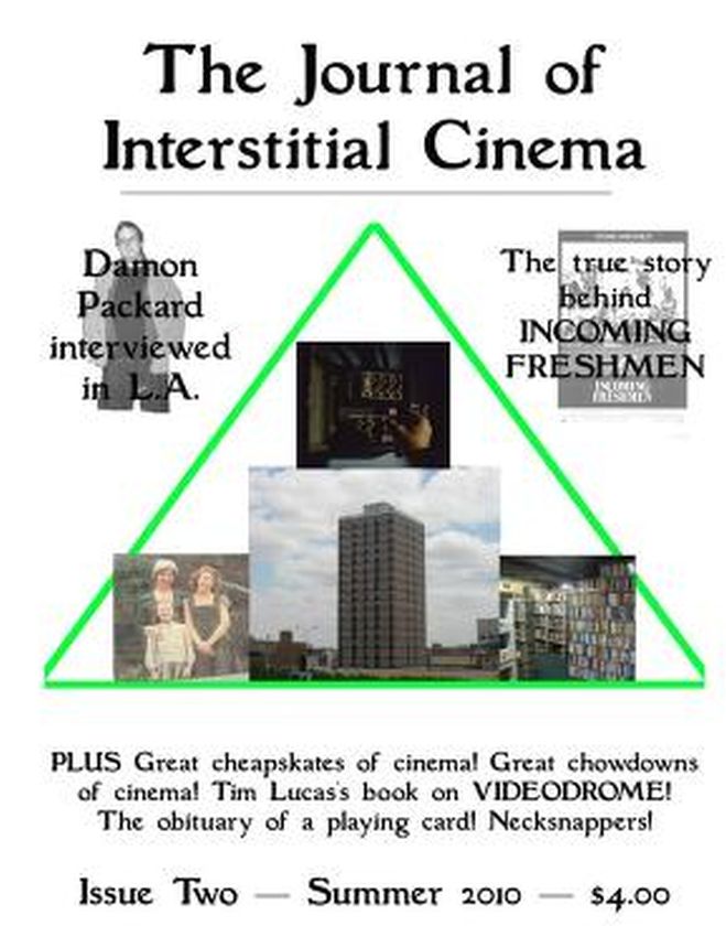 JOURNAL OF INTERSTITIAL CINEMA | THE magazine side cover Issue 2 June/July/August 2010