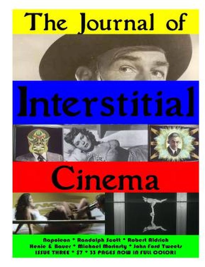 JOURNAL OF INTERSTITIAL CINEMA | THE magazine side cover Issue 3 Spring/March/April/May 2011