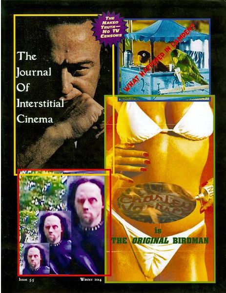 JOURNAL OF INTERSTITIAL CINEMA | THE magazine side cover Issue 5.5 Winter 2014