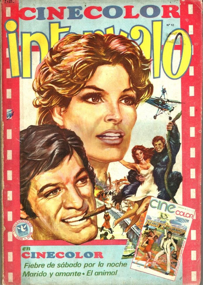 INTERVALO CINE COLOR magazine side cover Issue 12   