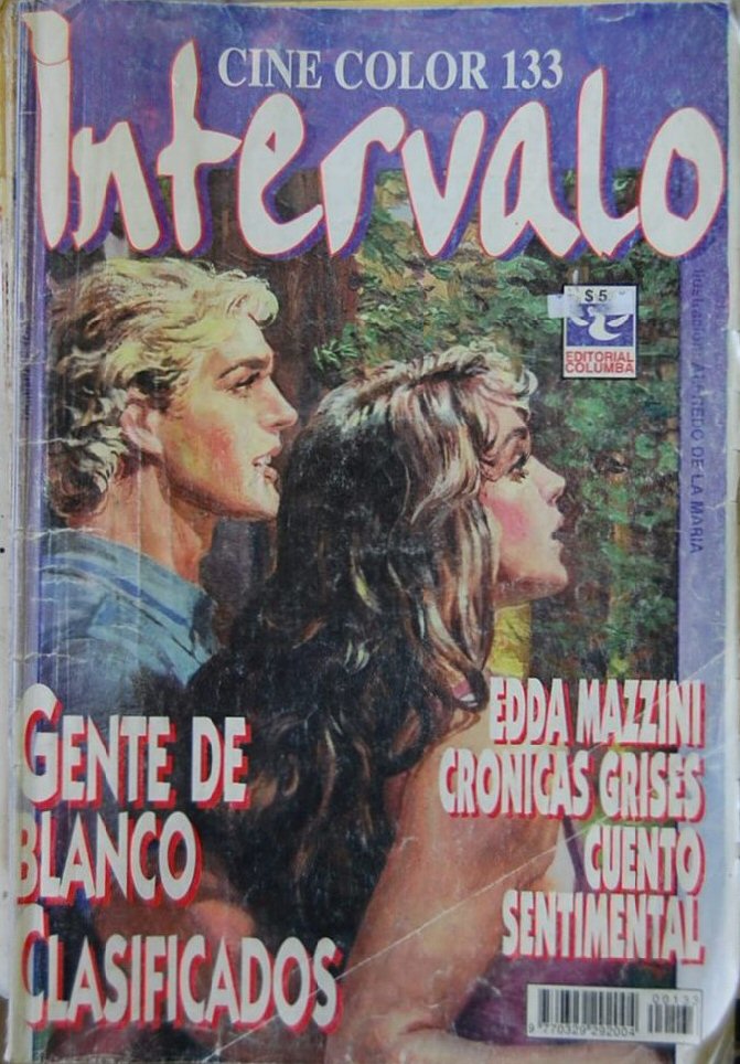 INTERVALO CINE COLOR magazine side cover Issue 133   