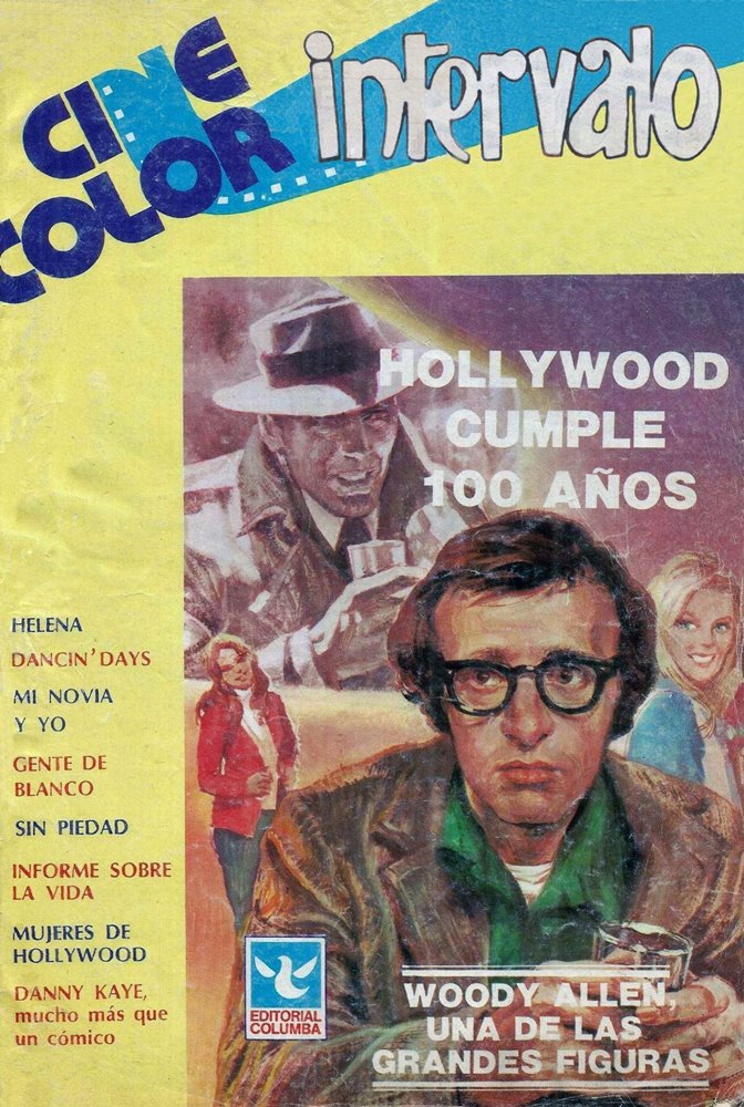 INTERVALO CINE COLOR magazine side cover Issue 63 August 1987