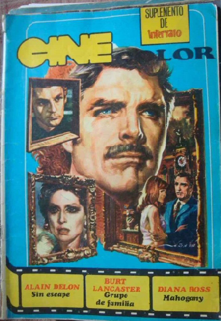 INTERVALO CINE COLOR magazine side cover Issue 2   1976