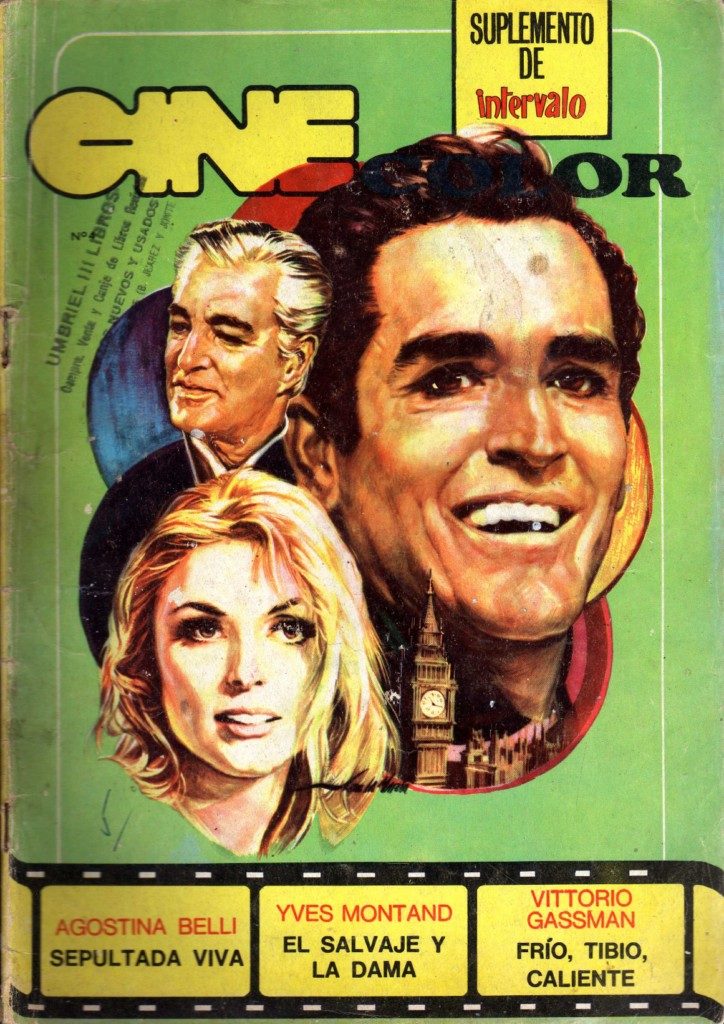 INTERVALO CINE COLOR magazine side cover Issue 4 26 February 1977