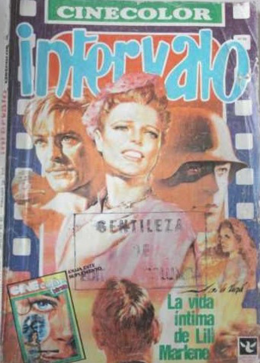 INTERVALO CINE COLOR magazine side cover Issue 26   1981