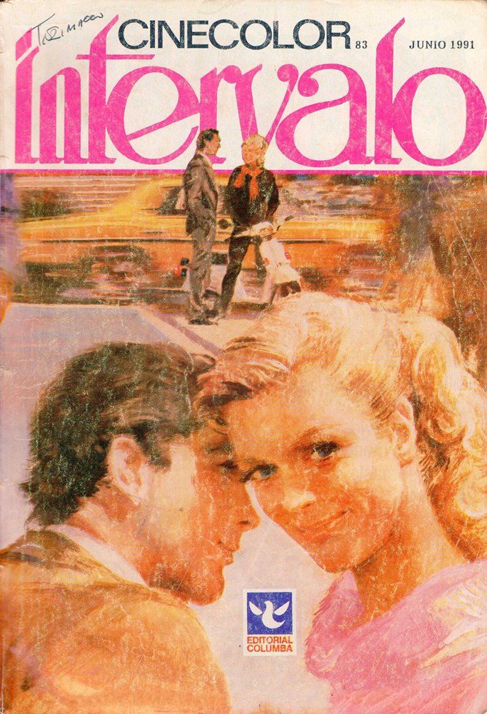 INTERVALO CINE COLOR magazine side cover Issue 83  June 1991