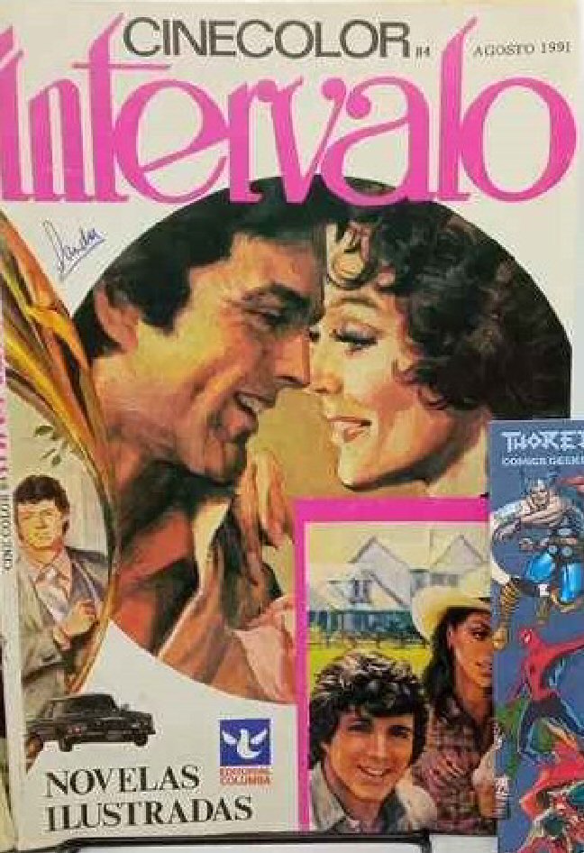 INTERVALO CINE COLOR magazine side cover Issue 84  August 1991
