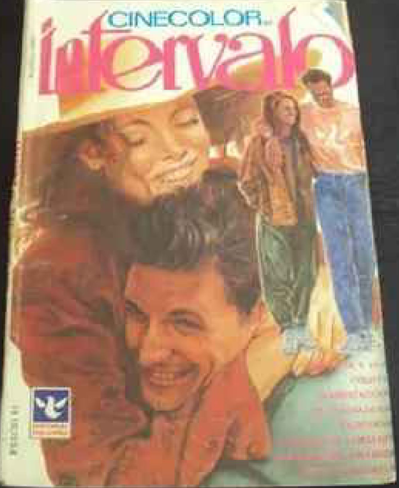 INTERVALO CINE COLOR magazine side cover Issue 87   1992