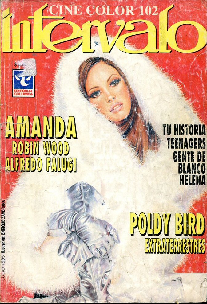 INTERVALO CINE COLOR magazine side cover Issue 102  July 1995