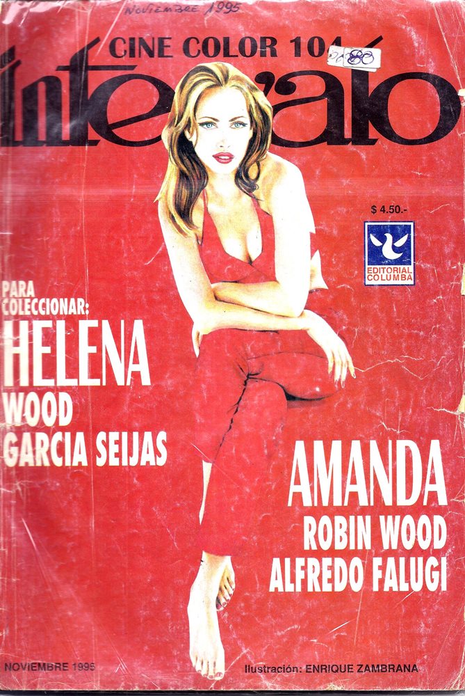 INTERVALO CINE COLOR magazine side cover Issue 104  November 1995