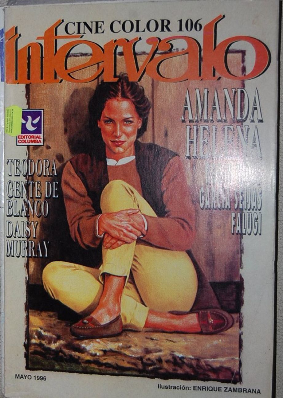 INTERVALO CINE COLOR magazine side cover Issue 106  May 1996
