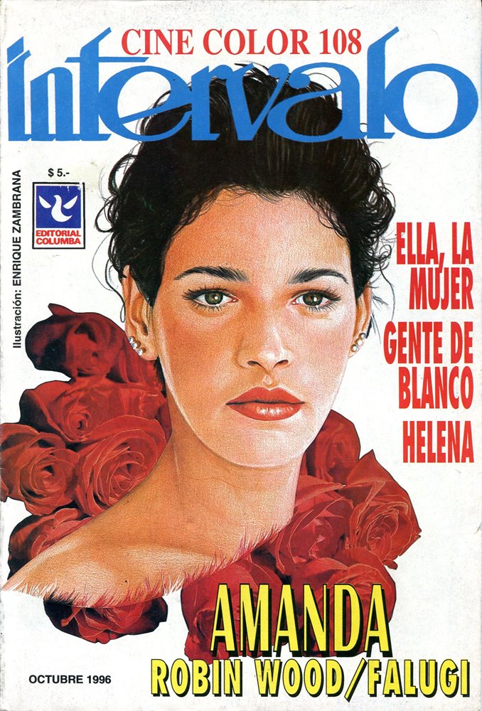 INTERVALO CINE COLOR magazine side cover Issue 108  October 1996