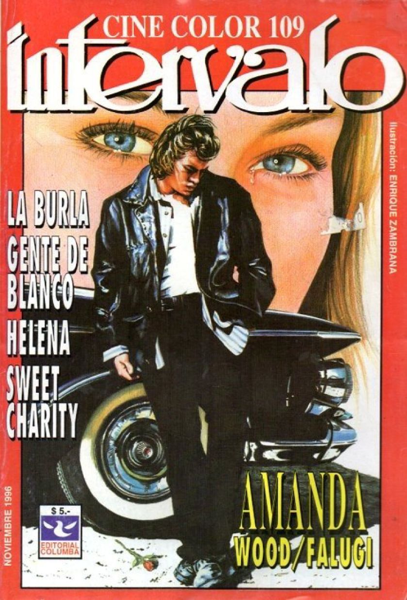 INTERVALO CINE COLOR magazine side cover Issue 109  November 1996