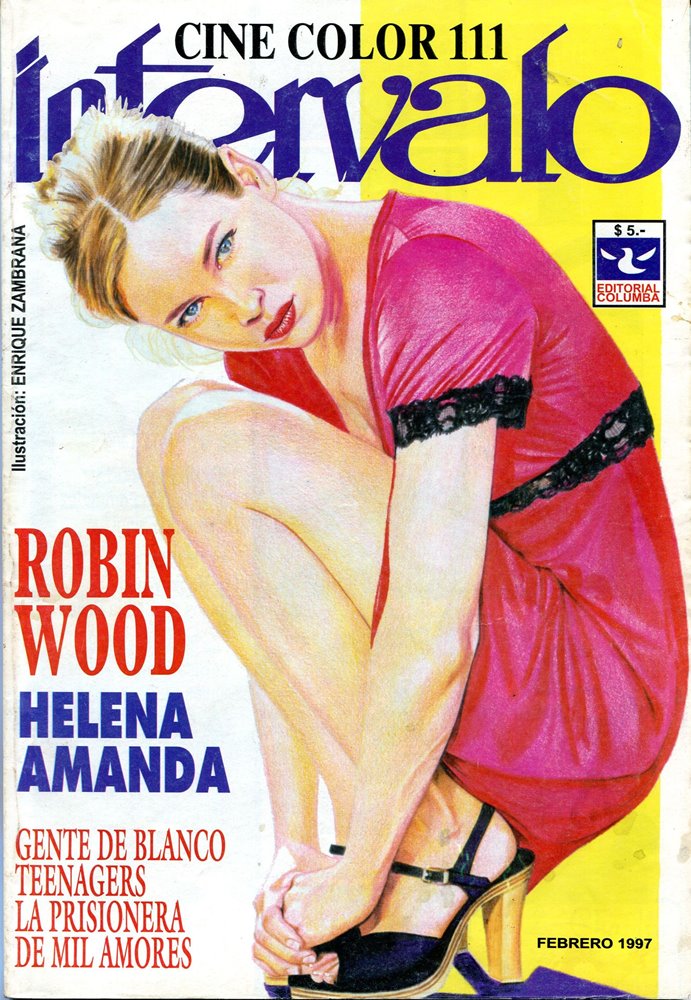 INTERVALO CINE COLOR magazine side cover Issue 111  February 1997